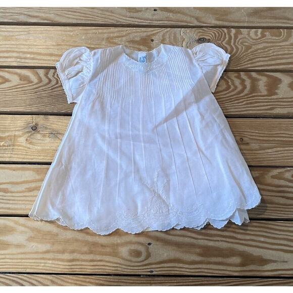 Tiny Tots Infants Vintage Dress Size 1 Light Pink - Picture 1 of 6